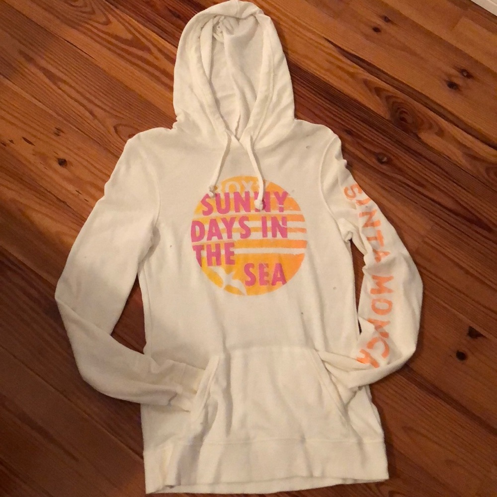 Roxy Super Cute & Soft Destructed Sweatshirt Nwots - image 1